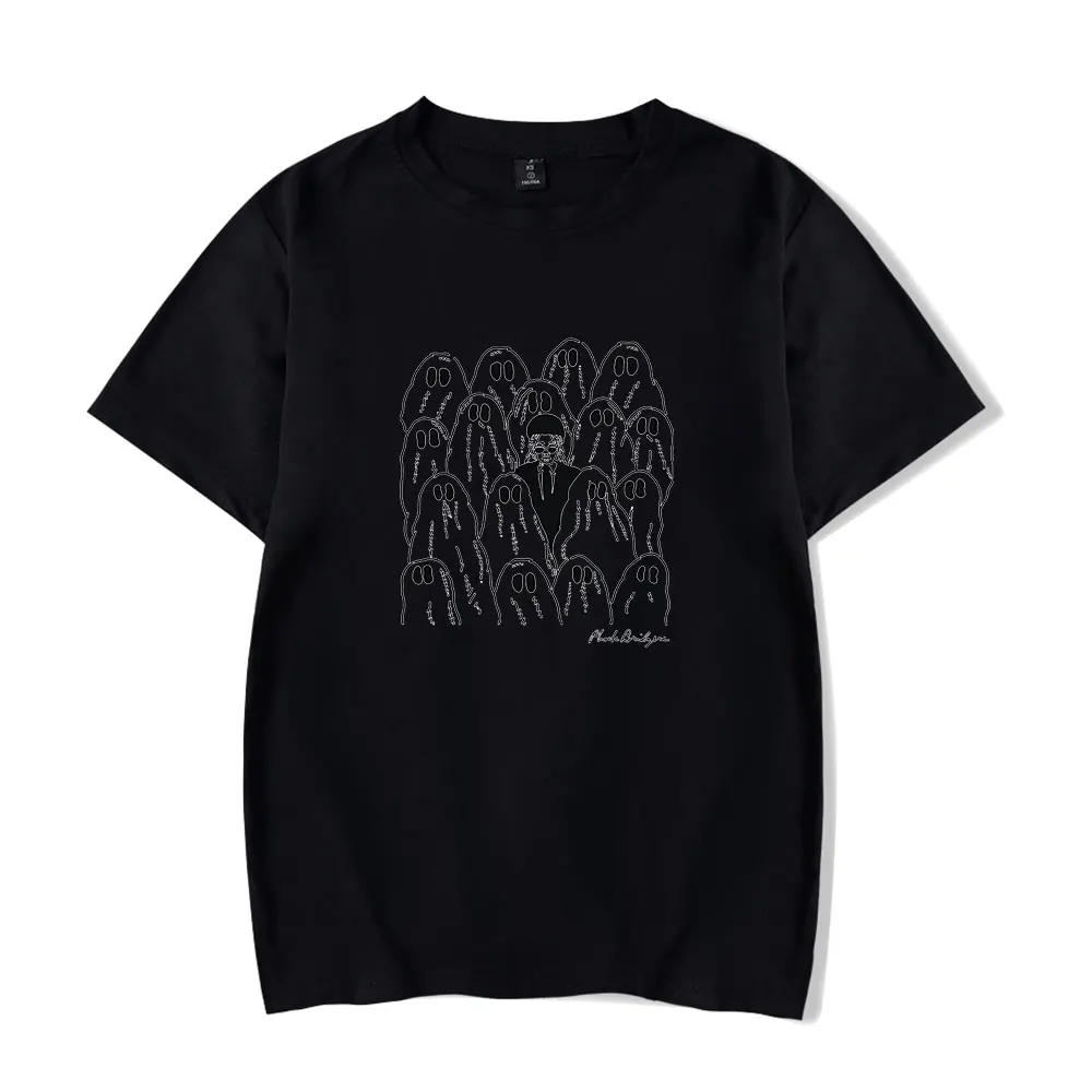 Phoebe Bridgers Ghost Merch Tee Women Men Crewneck Fashion T-shirt Unisex Casual Tops