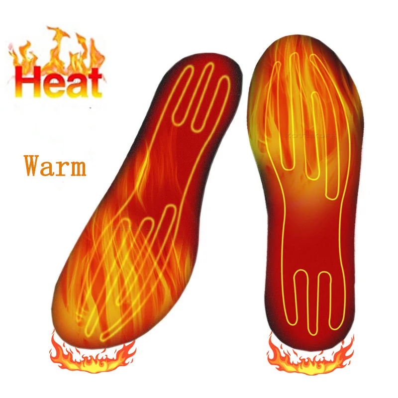 USB Self-Heating Shoe  Insoles With Heated For Feet Rechargeable Warm Essential Winter Equipment