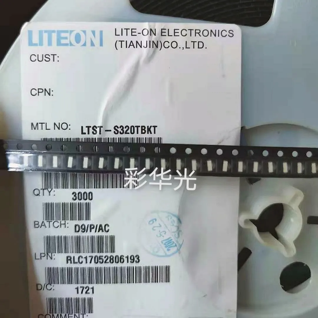 

50 шт./LTST-S320TBKT 1206 (3010) боковые синие светодиодные бусины SMD с подсветкой