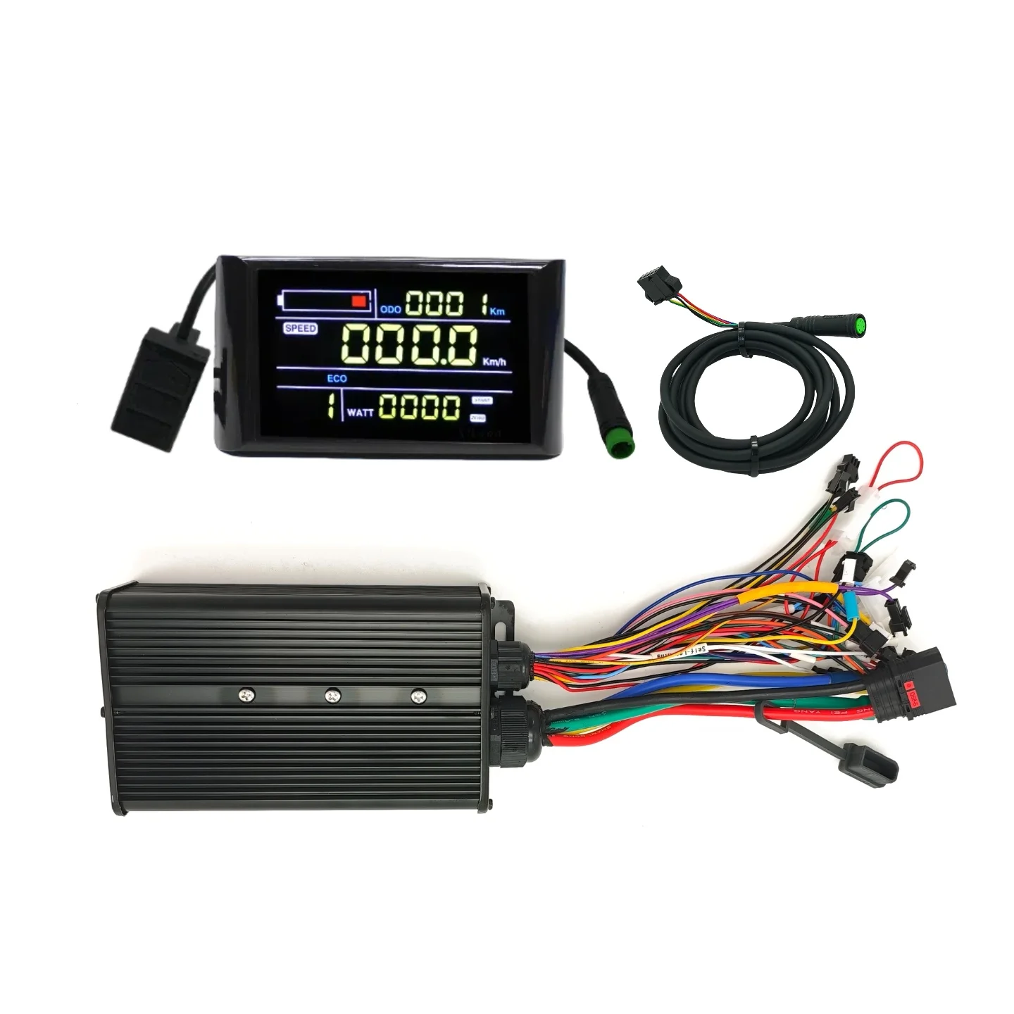 

48 В/52 В/60 В/72 В 2600 Вт-4000 Вт 80 А синусоидальный контроллер ebike с ЖК-дисплеем и регенерационной функцией