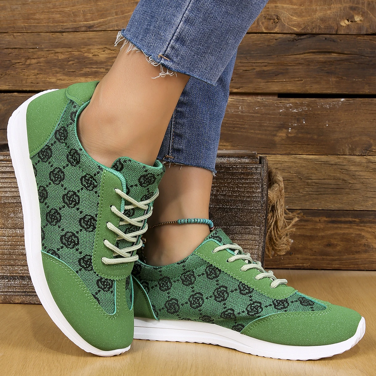 

Spring and Autumn Elegant Round-Toe Sexy Running Sports Casual Shoes Fashion Best Selling New Comfort Plus-Size Women's Shoes