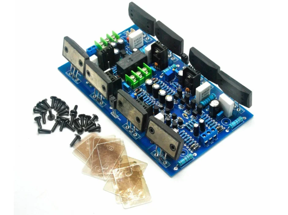 

2SA1494 2SC3858 Stereo Two Channel Amplifier Board 300W+300W w/ Speaker Protect