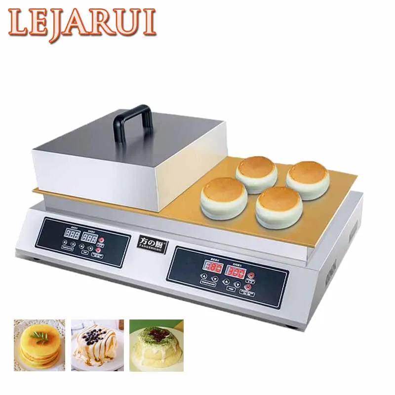 

Souffle Maker Commercial Double Plates Fluffy Japanese Souffle Pancakes Machine 2600W Snacks Equipment