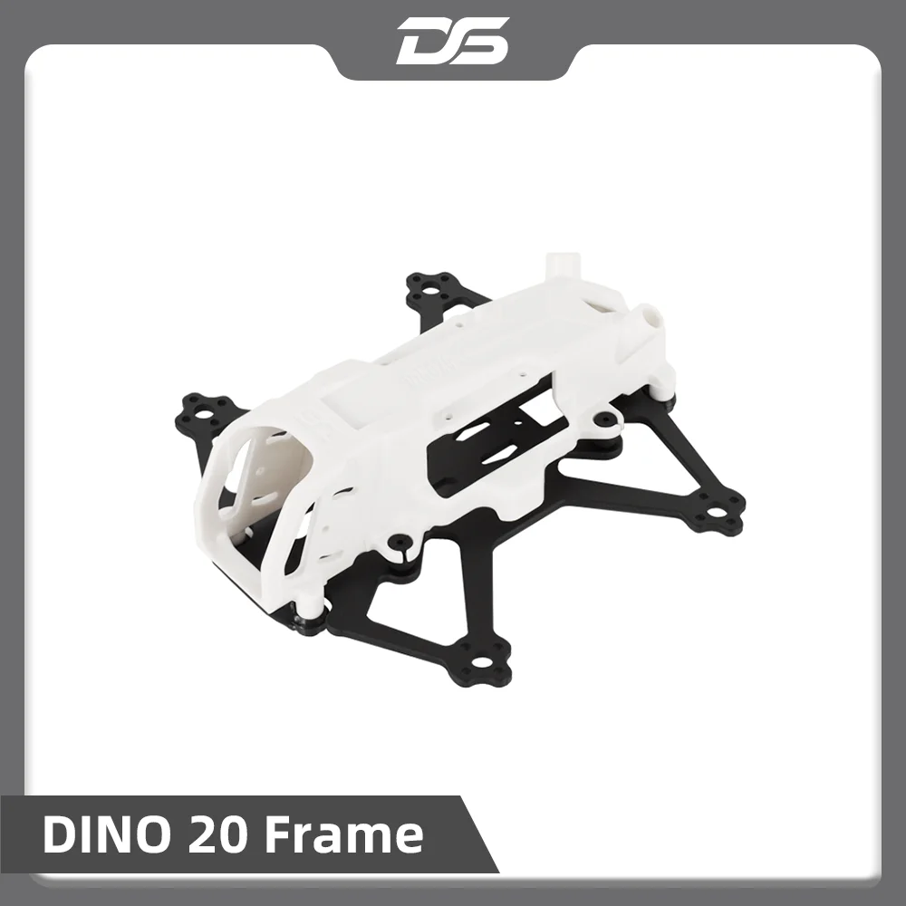 DeepSpace DINO20 2inch Lightweight Carbon Fiber FPV Frame  Indoor and Outdoor Quadcopter Drone Accessories with DJI O4/O4PRO