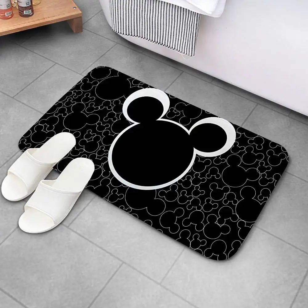Alfombra de Mickey, alfombra antideslizante para baño, alfombra para puerta, alfombra decorativa para el hogar, alfombra para puerta de entrada, alfombra resistente a los arañazos