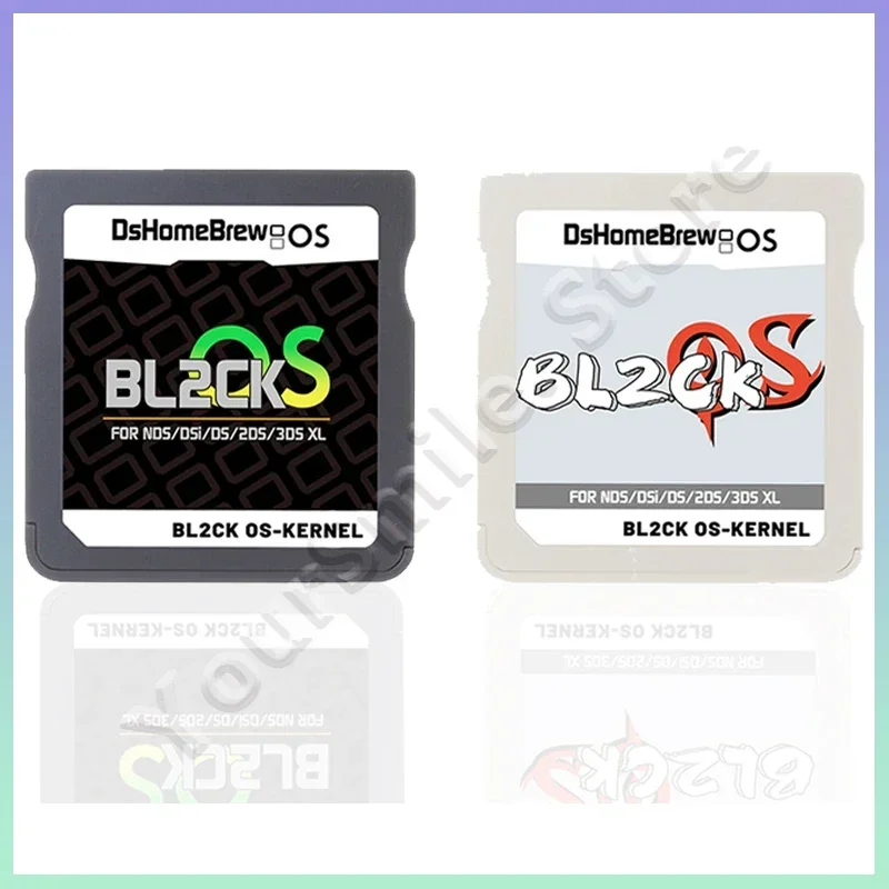 BL2CK OS Core NDS Game Card R4 New Silver and New White Card HK Silver  Reduced Version Burn Card