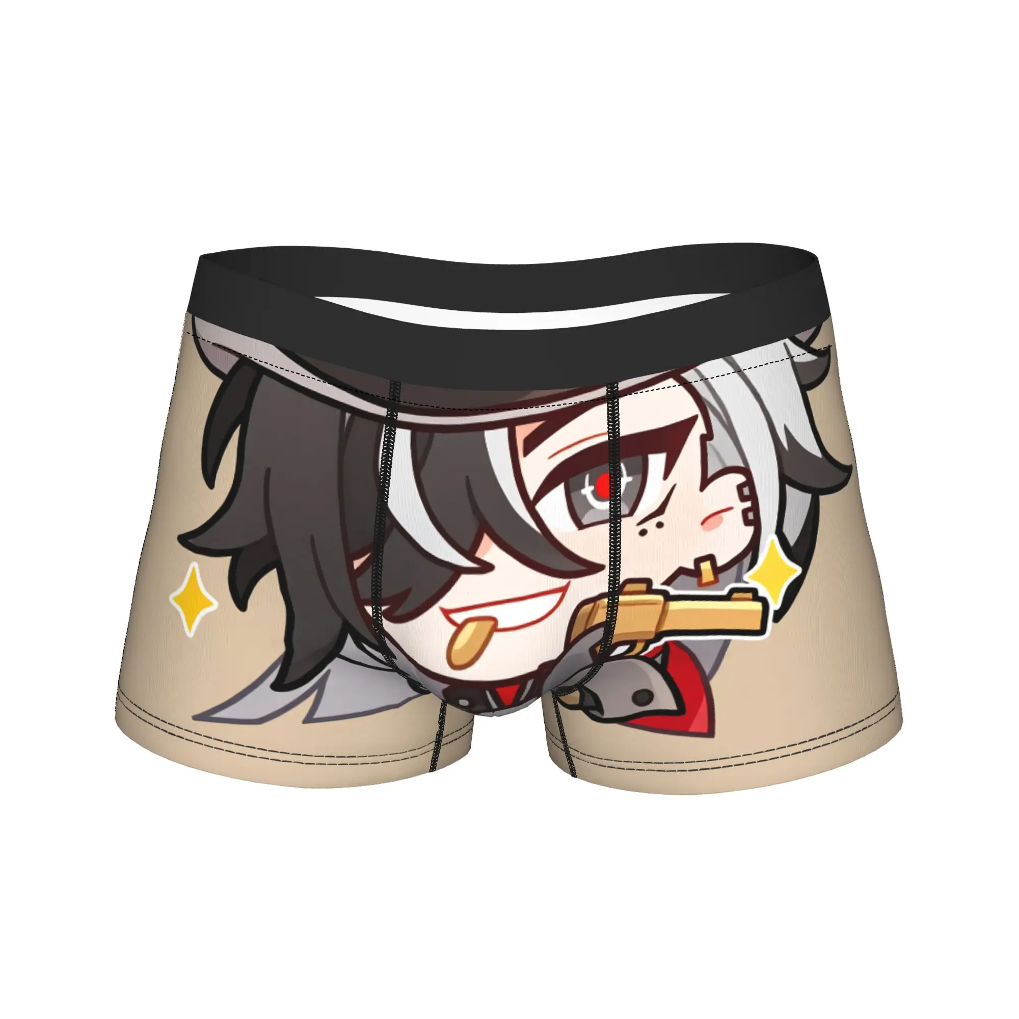 

Трусы-боксеры Boothill Honkai Star Rail, индивидуальный дизайн, горячая распродажа, мужские трусы, удобные шорты, подарок на день рождения