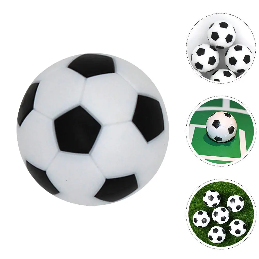 

10Pcs 23Mm Black and White Foosball Balls for Table Soccer Machines Smooth Rolling Wear Resistant Desktop Football Game