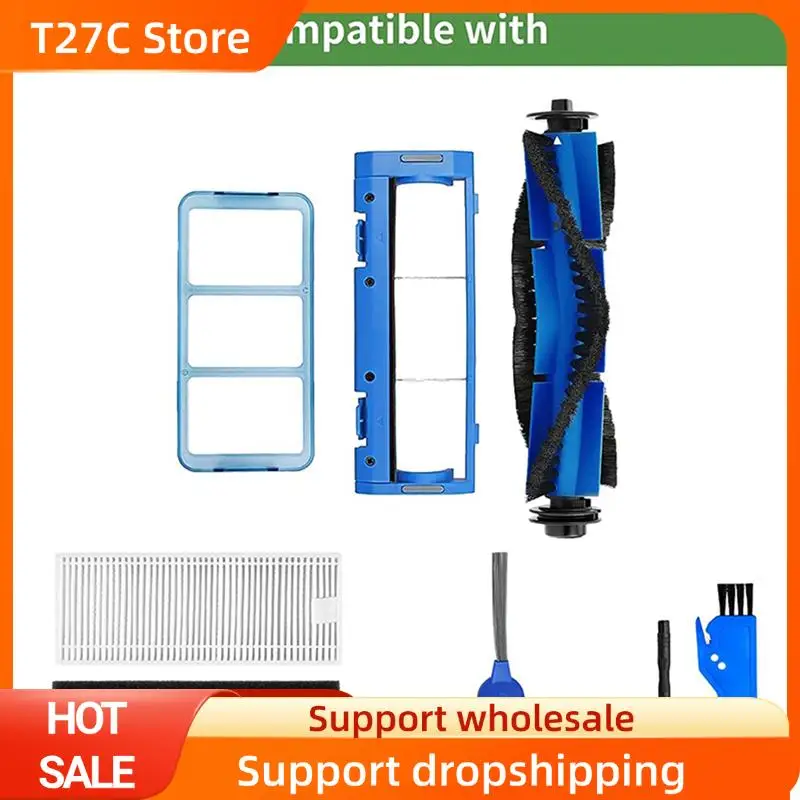

T27C 140-Pack Replacement Parts Accessories Kit For Eufy Robovac 11S 12 30C 15T 15C 35C Robotic Vacuum Cleaner 60 Filters