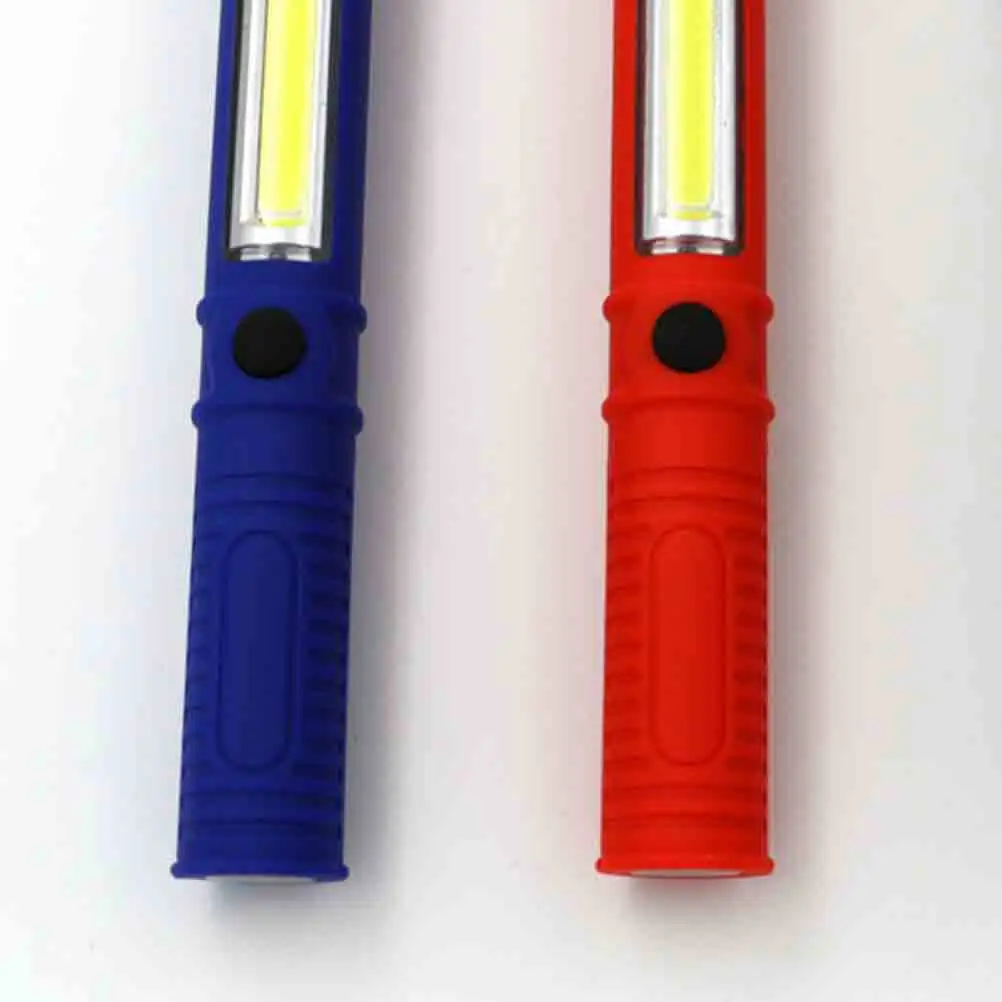 Pen Style Cob LED Work Light Flashlight Torch Compact 49G Magnetic Base Clip Portable for Tool Belt Glovebox Electronics Repair