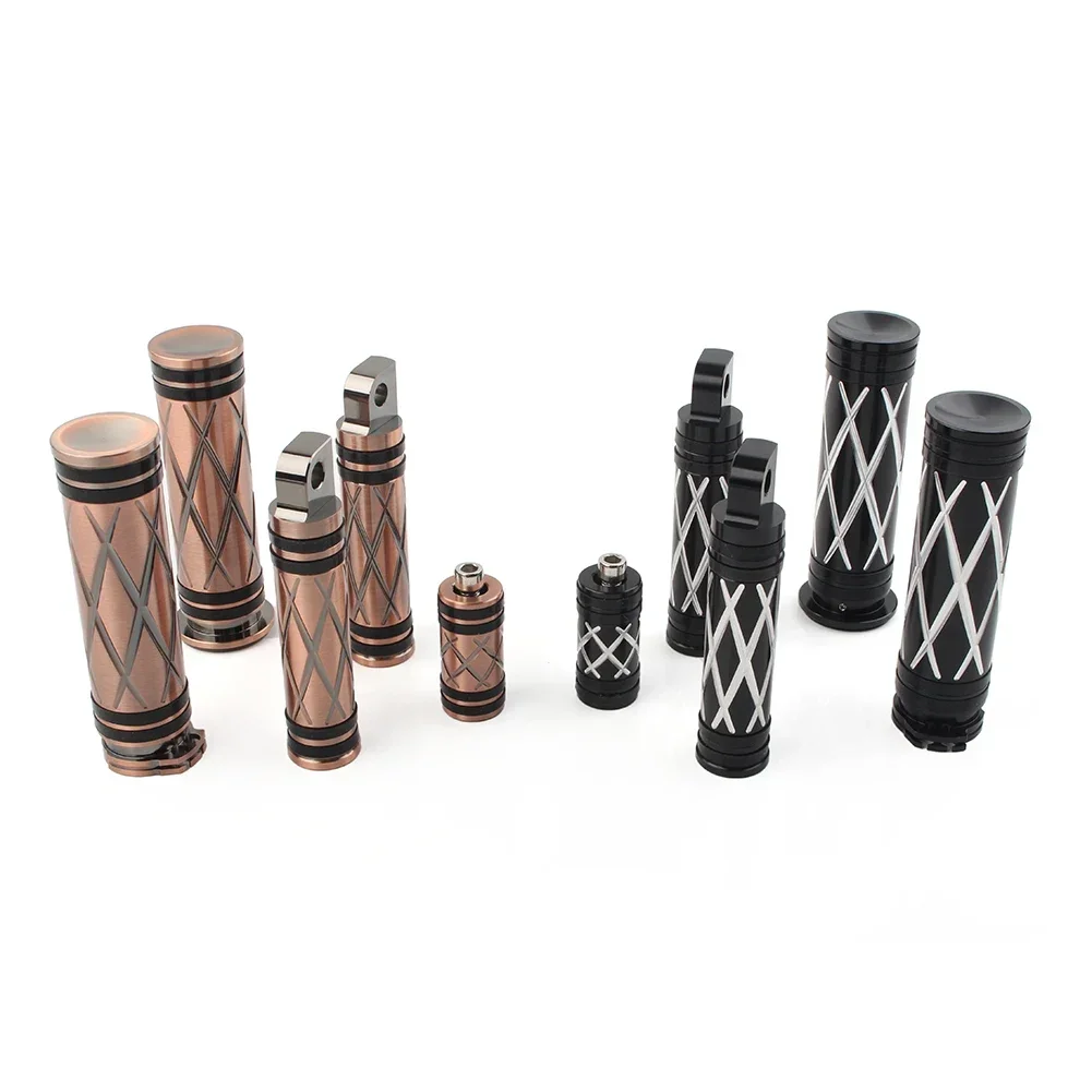 5 Pz/set Per Harley-Davidson Sportster XL 1200 883 Moto Poggiapiedi Pedana Manopole Cambio Peg