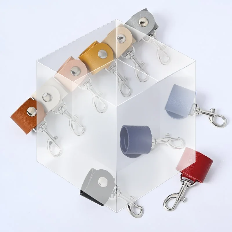 Fashion PU Leather Keychain Anti Lost Simple High Quality Creative Car Key Strap