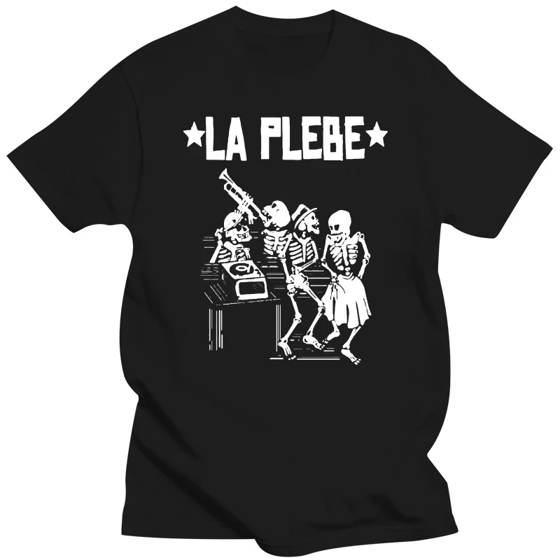 la plebe ska skulls day of the death T Shirt Gift Print T-shirt Hip Hop T Shirt NEW ARRIVAL