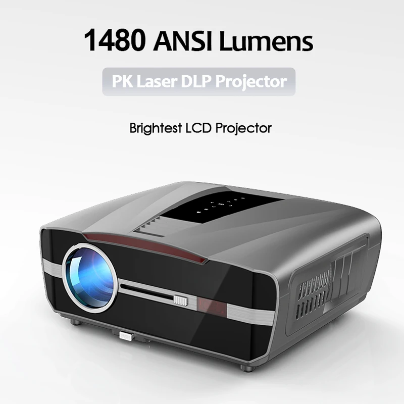 Full HD 1080P Projector WiFi 2K 4K Video Movie Beam A9K Auto Focus Android Projector PK DLP Home Theater Cinema Beamer 1480 Ansi