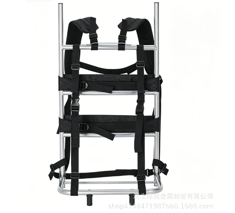 Aluminum alloy folding portable mountaineering back frame travel camping hiking climbing carry luggage supplies