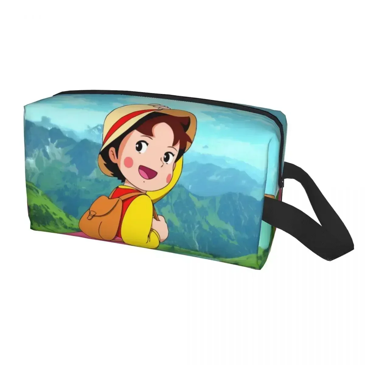 

Family Travel Cosmetic Bag Alps Mountain Anime Makeup Toiletry Organizer Ladies Beauty Storage Dopp Kit