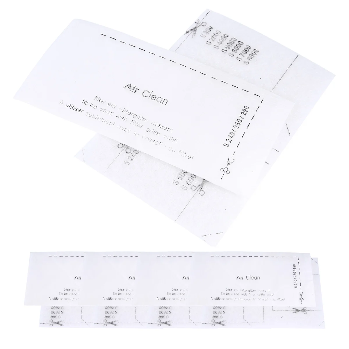 ABBR 5 Pair Replaceable Vacuum Cleaner Accessory Universal Motor Filter for Miele