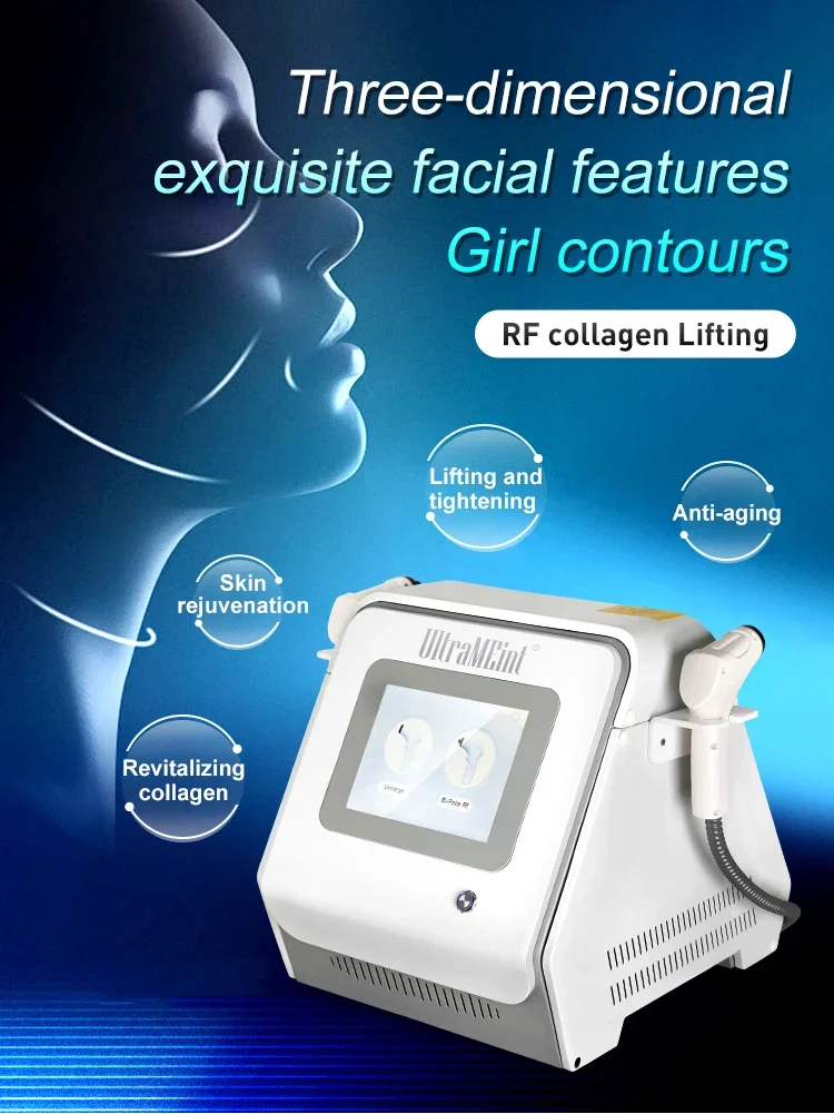 2 In 1 Ultra Skin Tightening Collagen Regenation Cellulite Reduction Wrinkle Removal Anti-aging RFquency Collagen Lifting Device