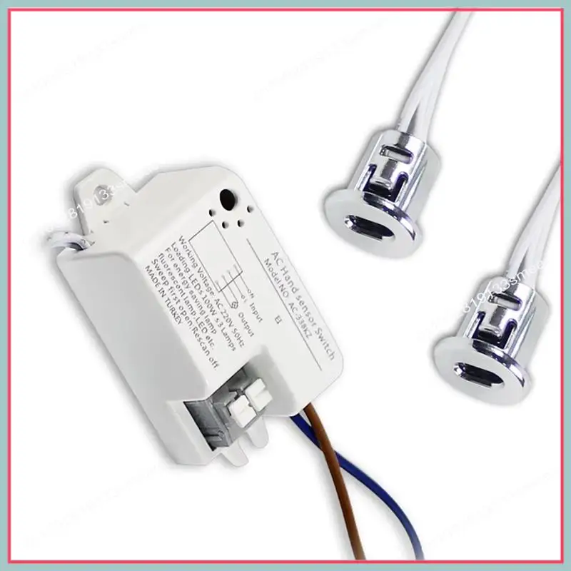 N94R Cabinet Door Switch 220V 5Cm Sense Support Open/Concealed Installation For Cabinet Door Accessories Double Door Control