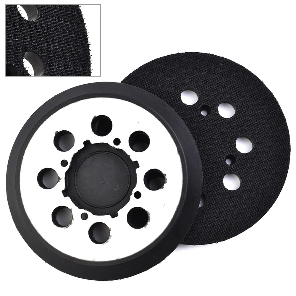 2-Pack 5-Inch 8-Hole Metal Sanding Pad Assembly Compatible With DWE6421 DWE6423 DCW210B Random Orbital Sander