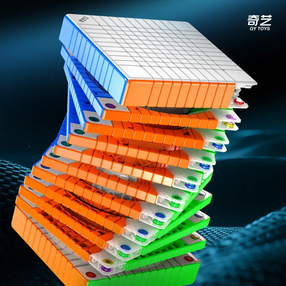 [CubeCrazy] QIYI 11x11M Cube de vitesse magique magnétique jouets Fidget professionnels Qiyi 11x11 M Cubo Magico Puzzle Figet jouets