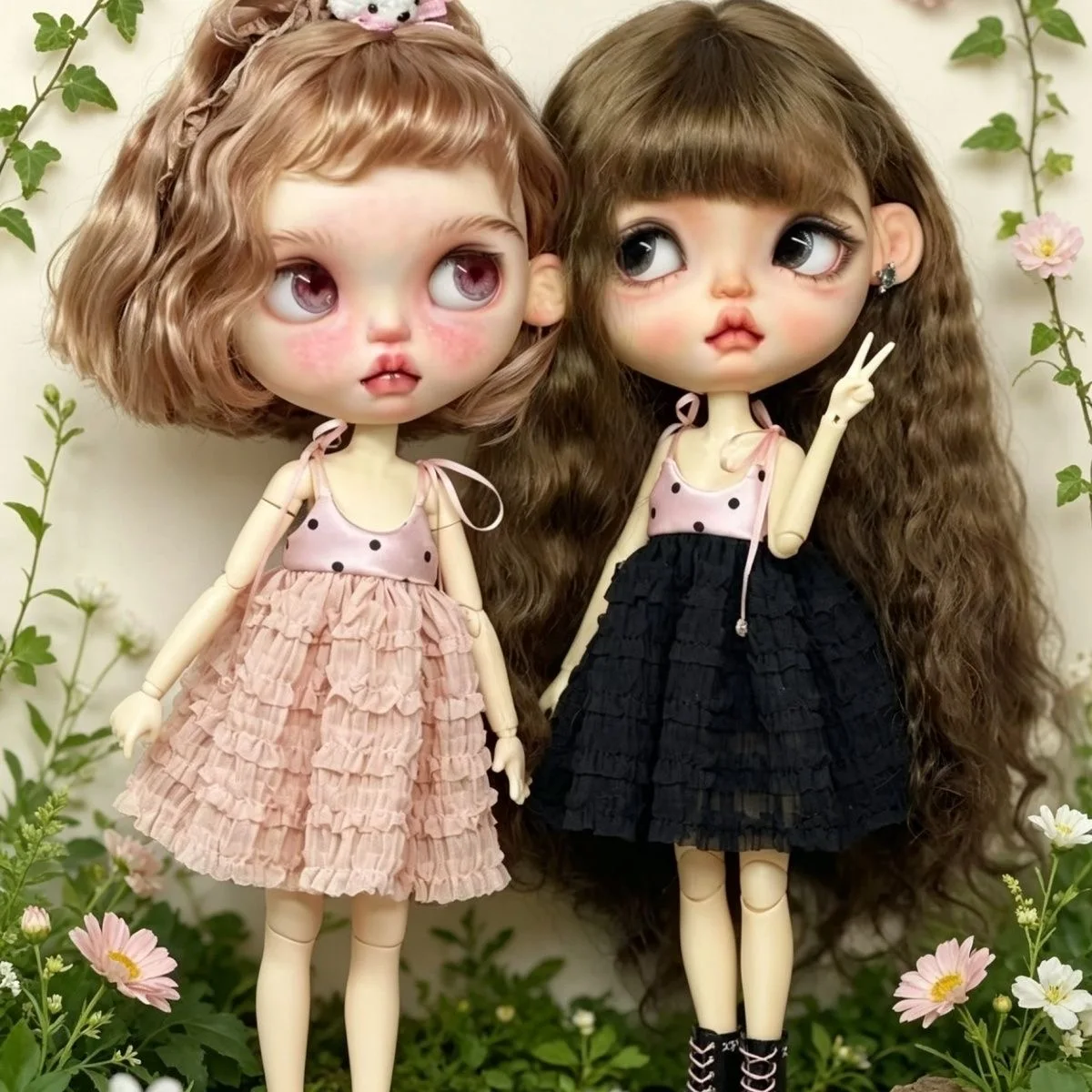 （customization 30day）BJD doll clothes suitable for ob22 24 26 blyth size Cute  skirt clothing set doll accessories (1 points)