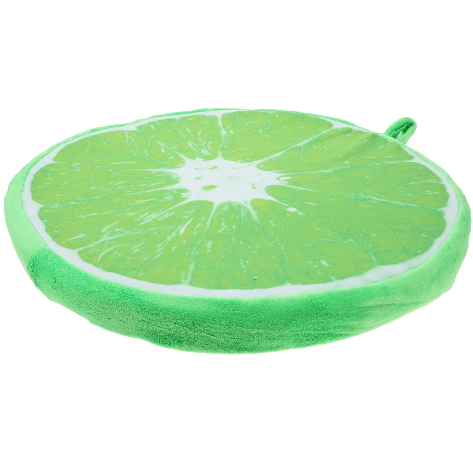 

3D Fruit Green Orange Seat Cushion Pillow Soft Polyester Fiber Detachable Cover for Home Office Sofa Floor Seat Pad Decoration
