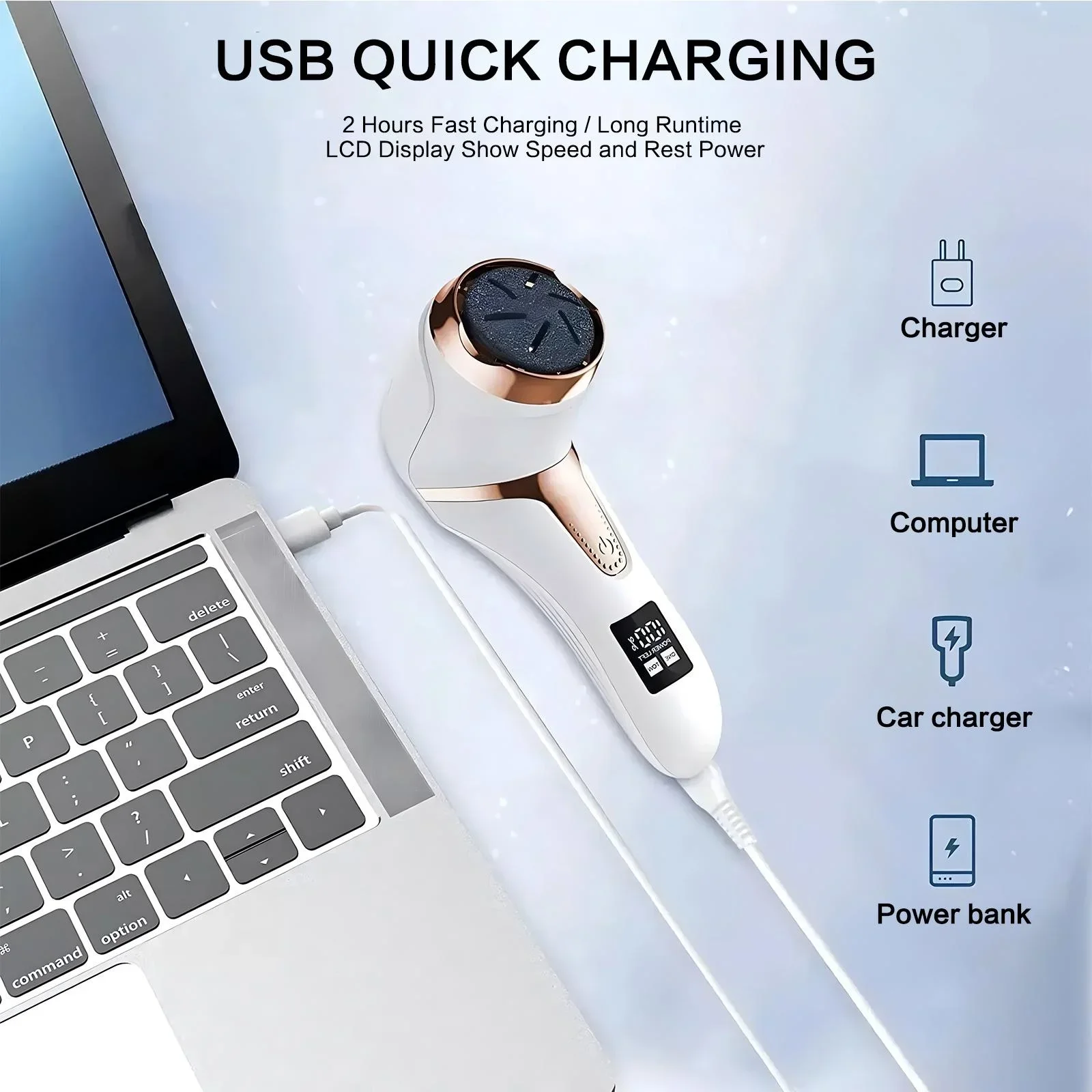 Soins des pieds broyeur électrique étanche dissolvant de peau morte Machine de pédicure sous vide élimination des callosités nettoyage facile