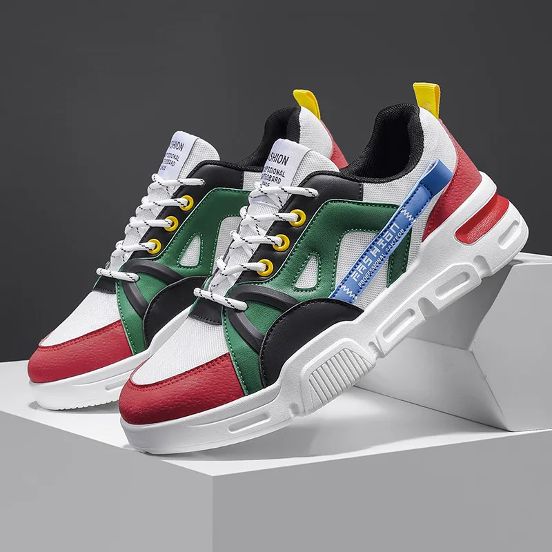 

Men's shoes 2026 new spring and summer breathable soft sole casual sports versatile trend board shoes