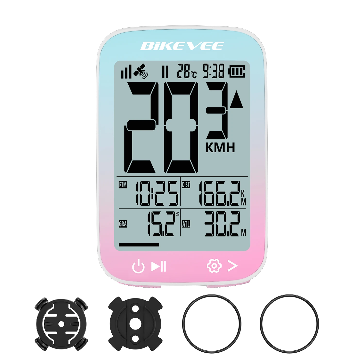 Cycling Digital Computer LCD Display Backlight  Waterproof Bicycle Computer Speedometer Odometer Calorie Test Cycle Computer