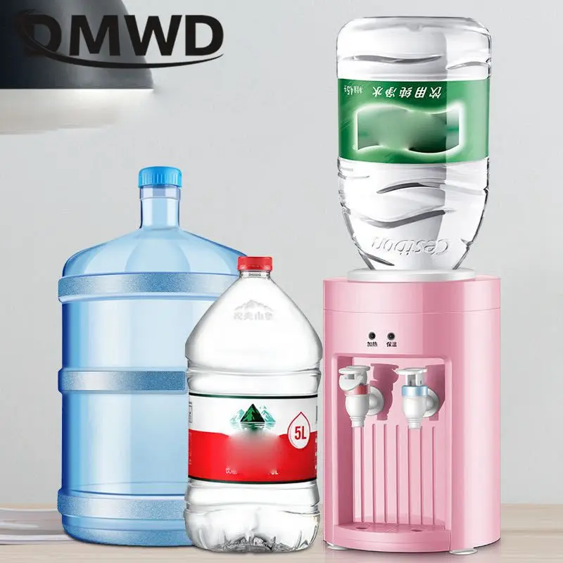 DMWD Household Water Dispenser Electric Kettle Mini Desktop Water Boiler Heating Machine Drinking Fountain Tea Maker 220V