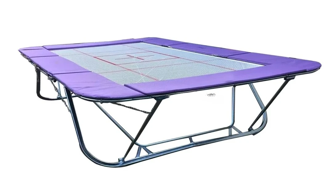 High Quality Indoor Outdoor Gymnastic Rectangular Trampoline Tumbling Trampoline for Competition