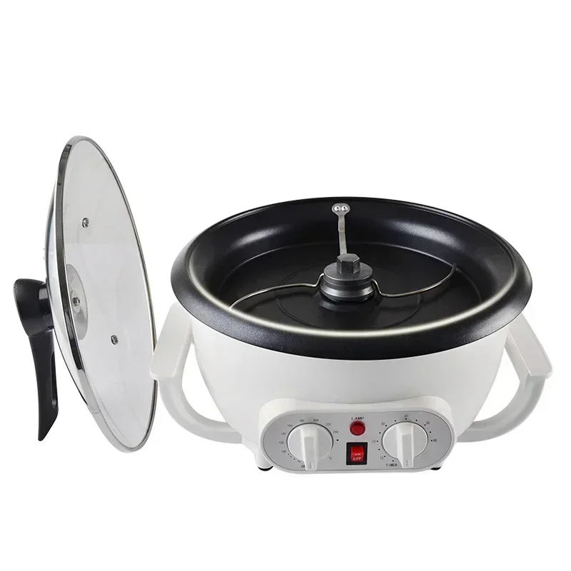 Desktop 220v Coffee Roaster Coffee Bean Roaster Peel Tea Baking Household Electric Automatic Cooling Small Roasted Bean Roastin