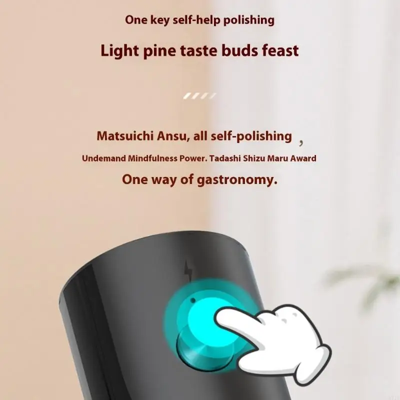 Smericante peperoni ricaricabili con impostazione regolabile Cooking Essential Tool 37JD