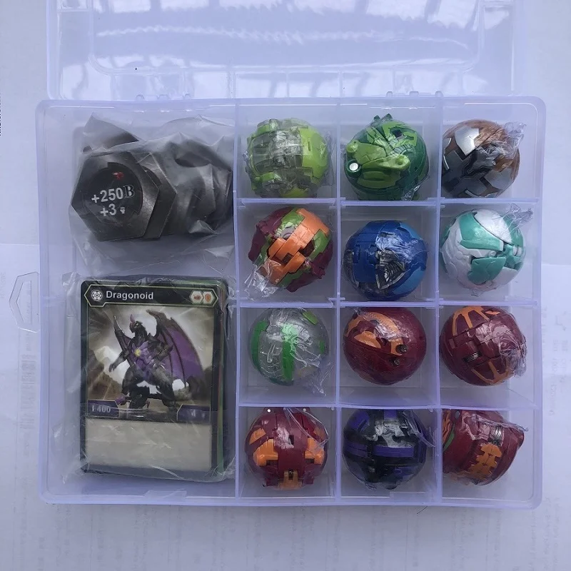 Bakuganes GeoForge Dragonoid movable doll. Toy storage box is suitable for Bakogon card and Geogan Bakucores armored alliance