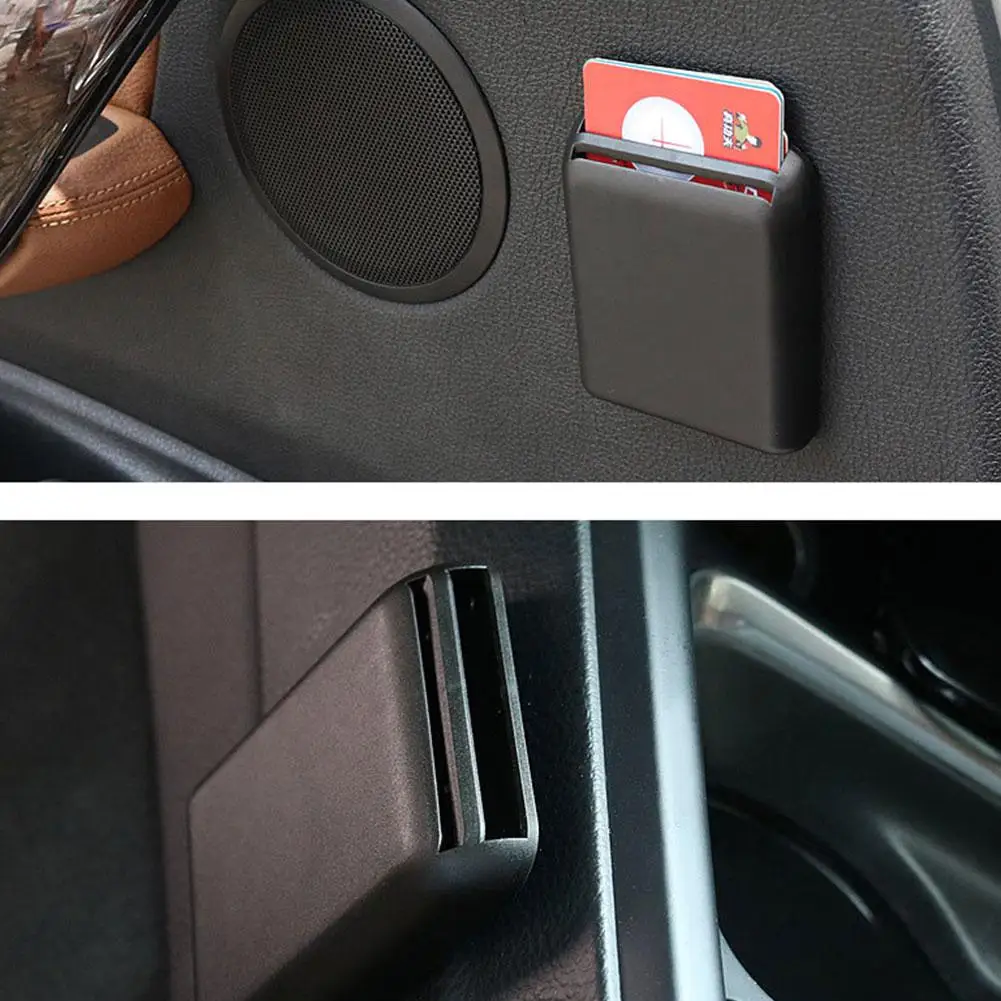Car Card Holder for Sun Visor Multi-Functional Ticket Clip Organizer Highway Toll Card Slot Auto Interio Rack for Credit Gas ID