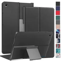 Funda de cuero PU con soporte plegable delgado para Lenovo Tab Plus 11,5 pulgadas TB351FU 2024 Funda trasera de plástico duro Funda Coque Capa