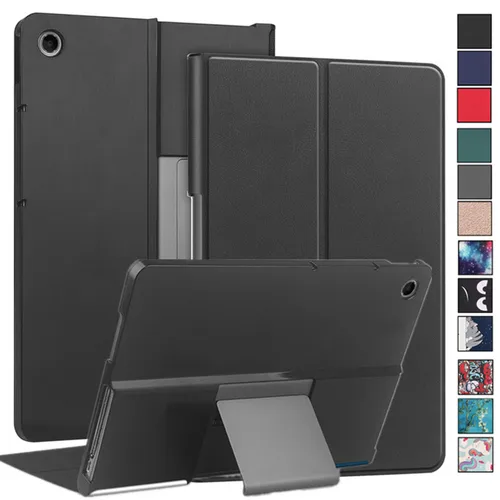 Funda de cuero PU con soporte plegable delgado para Lenovo Tab Plus 11,5 pulgadas TB351FU 2024 Funda trasera de plástico duro Funda Coque Capa