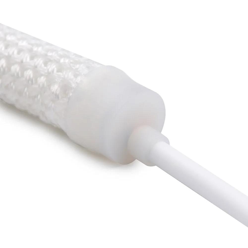 Connection lead and rope end cap