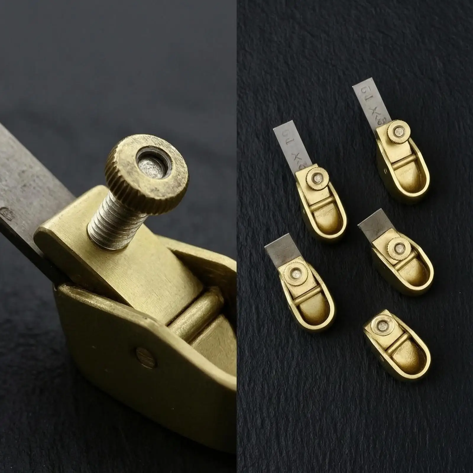 Violin Accessory Thumb Plane Durable Copper Steel Micro Planer for Plate Fitting and Edge Work