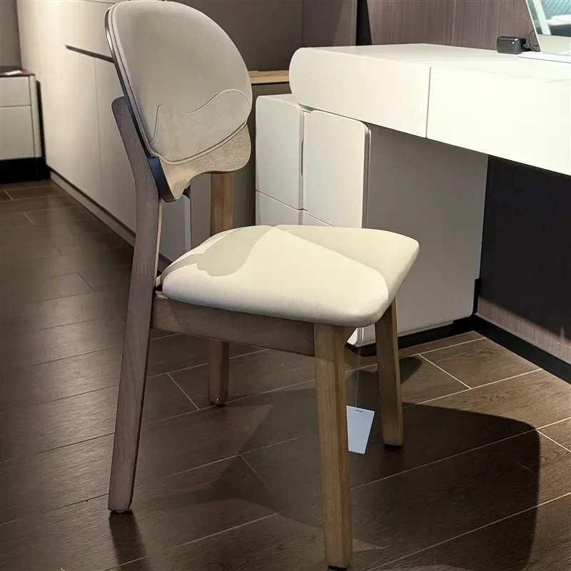 

Pure solid wood hidden compartment chair dining table study two G hidden storage hidden compartment chair