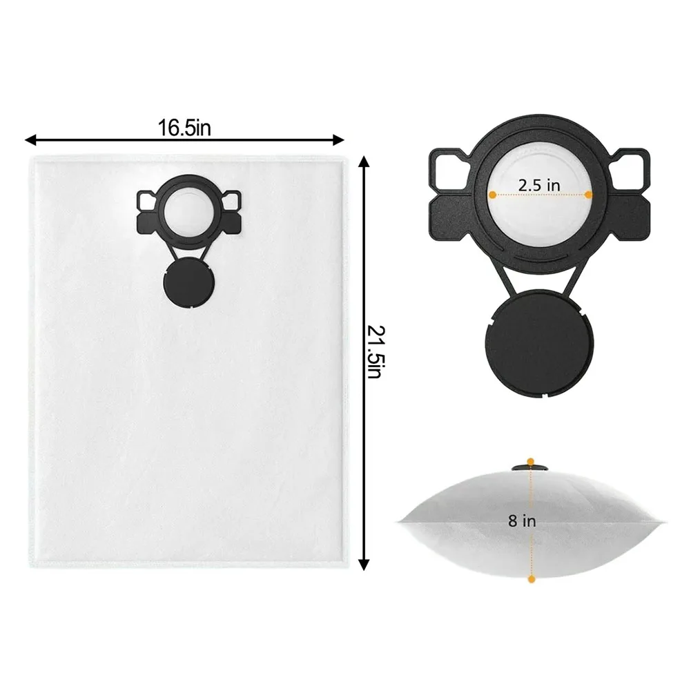 replacement-bags-vacuum-cleaner-bags-meltblown-fibre-filter-non-woven-fabric-layer-ultra-fine-filtration-for-vc2010l