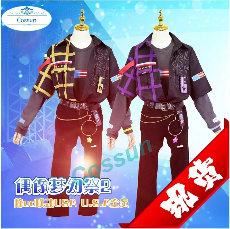 

Костюм для косплея Ensemble Stars 2, США Crazy: B / UNDEAD, униформа, костюм для вечеринки на Хэллоуин, унисекс, новинка 2022 года