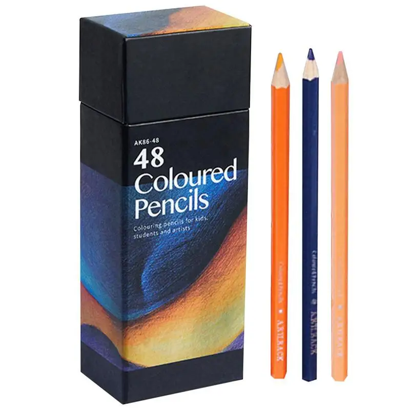 

Coloring Pencils 24/48/72 Colored Pencils Set Coloring Pencils Set Gift For Adults Kids Beginners