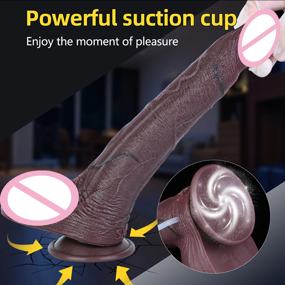 YOCY نابض بالحياة طبقات مزدوجة القذف القضيب رذاذ الماء دسار طويل مع مصاصة التدفق الشرج الجنس لعب للإناث الاستمناء #6