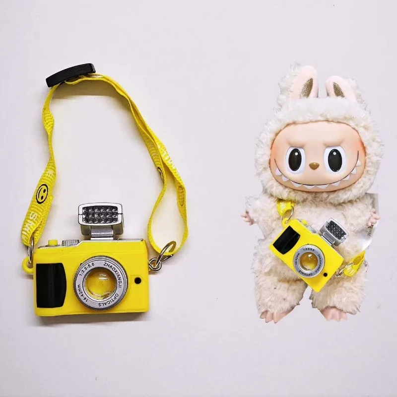 

Миниатюрные куклы, игрушки для камеры, милое украшение для кукольного домика, аксессуары Labubu, подарок для девочки