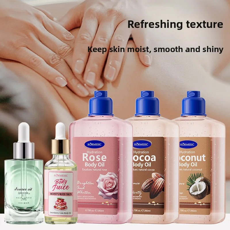 

Кокосовое масло для тела для массажа и ухода за кожей, натуральный увлажняющий крем с витамином Е, полнодневное увлажнение и сияние