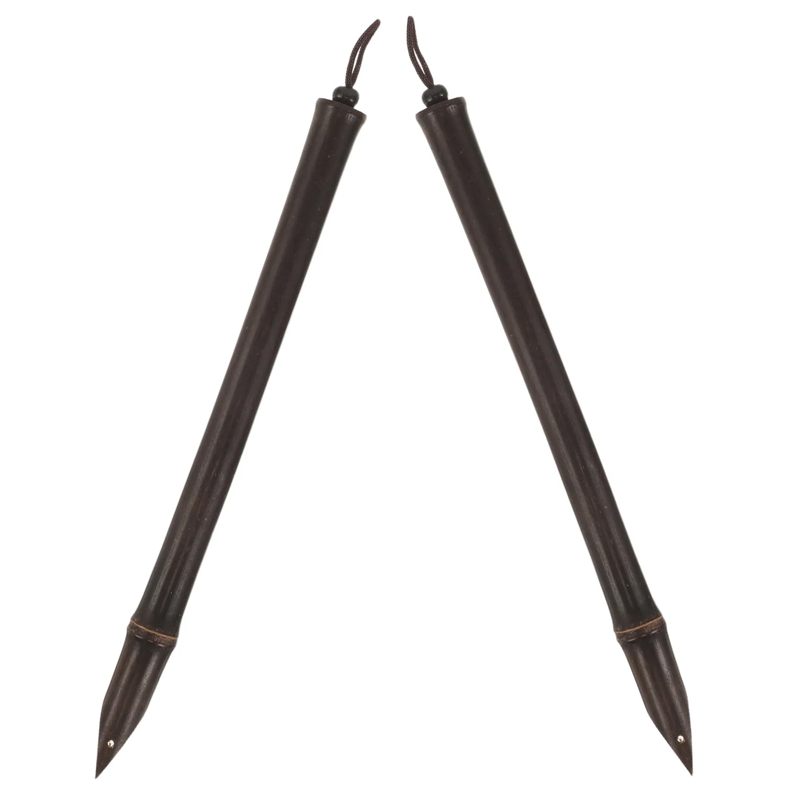 2Pcs Bamboo Dip Pens Handmade Calligraphy Pen Traditional Broad Nib Smooth Ink Flow Writing Drawing Tools for Beginners Artists view 5