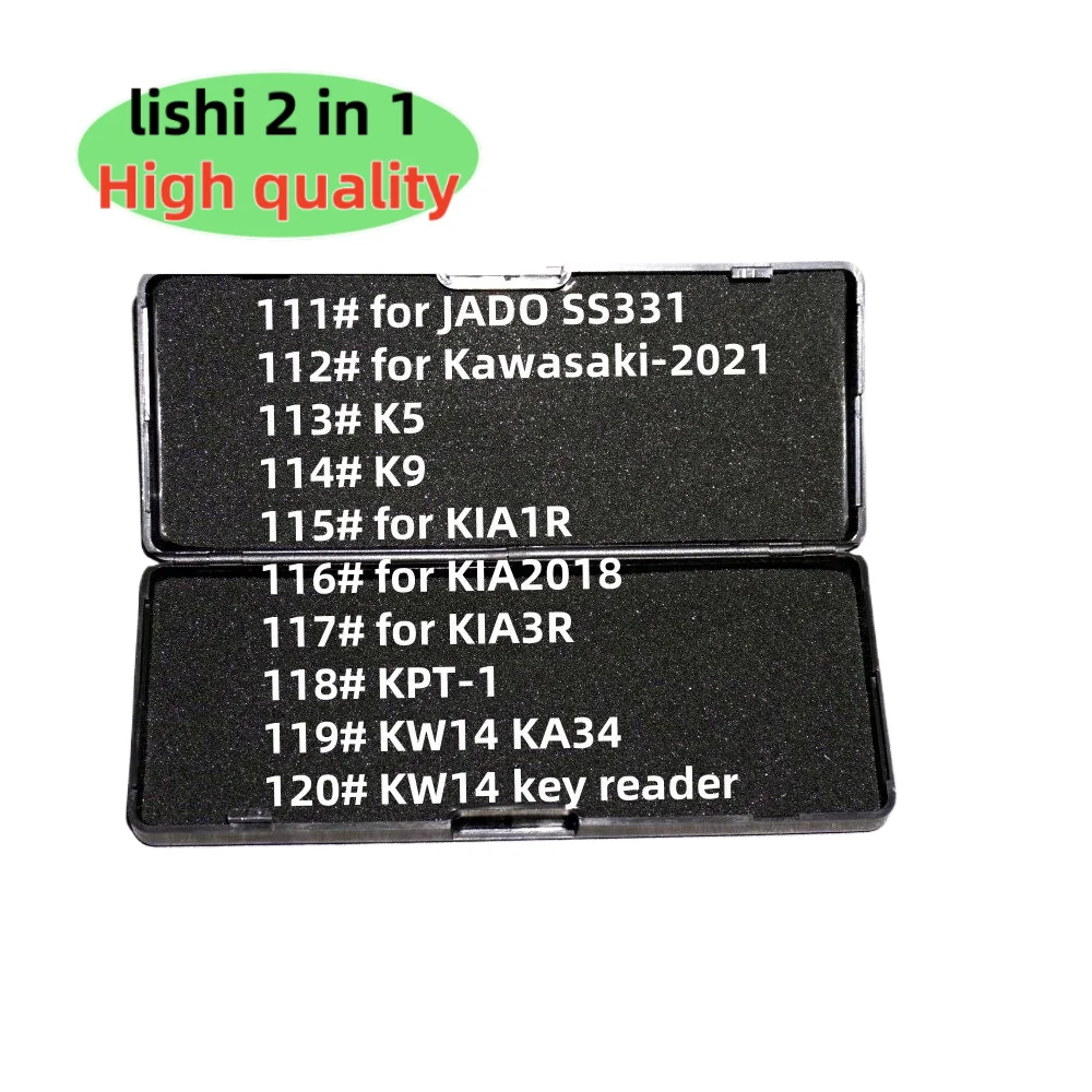 Высококачественный инструмент LISHI 2 в 1 для JADO SS331 для Kawasaki-2021 K5 K9 для KIA1R KIA2018 KIA3R для KPT-1 KW14 KA34
