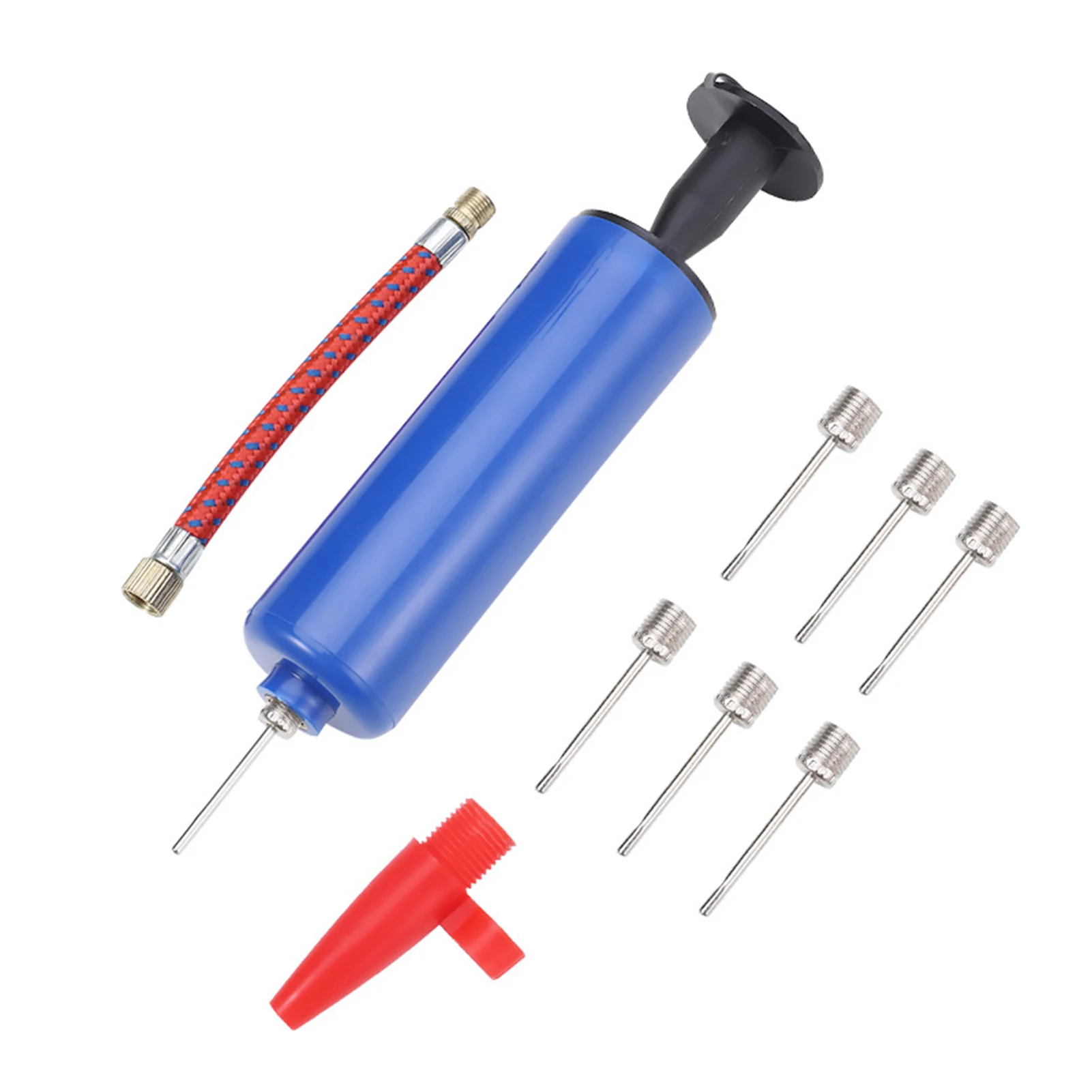 10PCS Mini Hand Air Pump Set Manual Basketball Pump Portable Air Pump for Ball Balloon Swim Inflatables